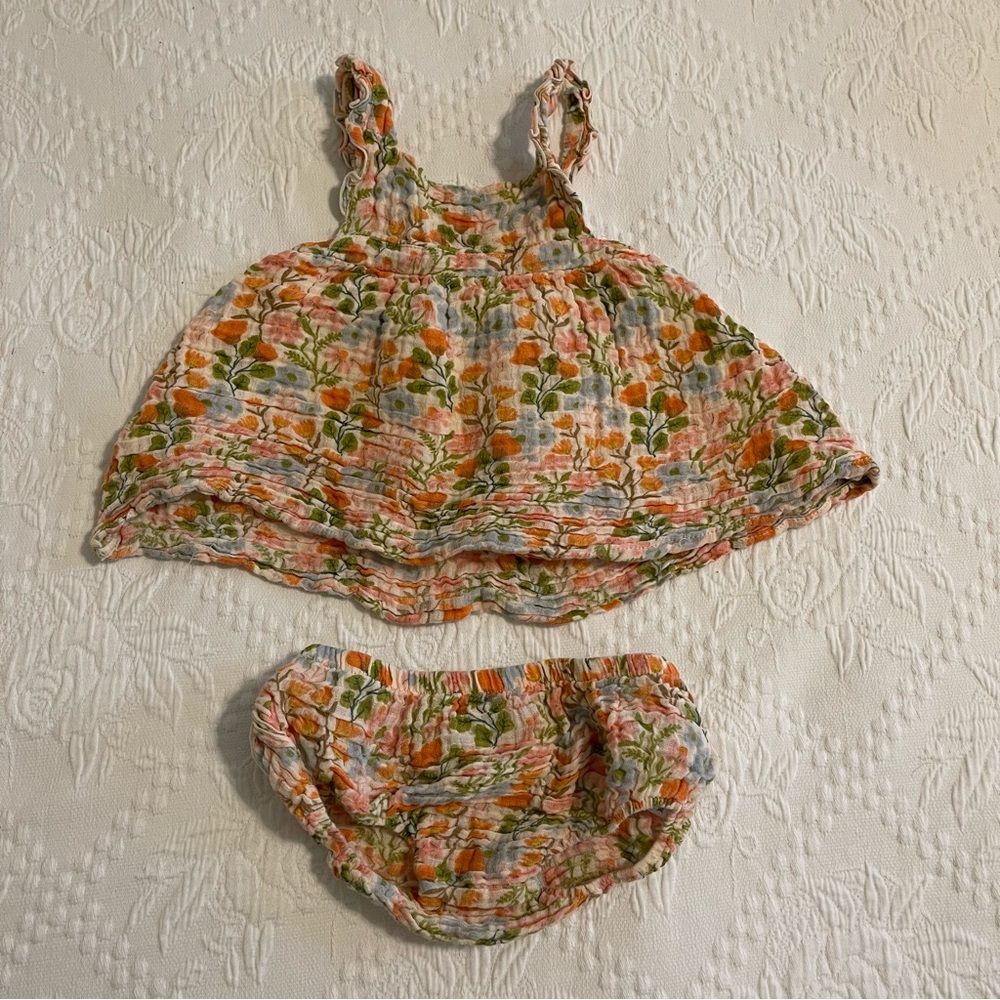 Angel Dear floral matching set
